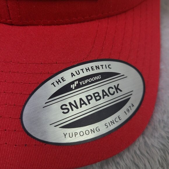 Yupoong The Angels Australian Band Spellout Classic Logo SnapBack Cap Hat 70's - Picture 3 of 7